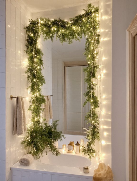 fairy lights create ambiance