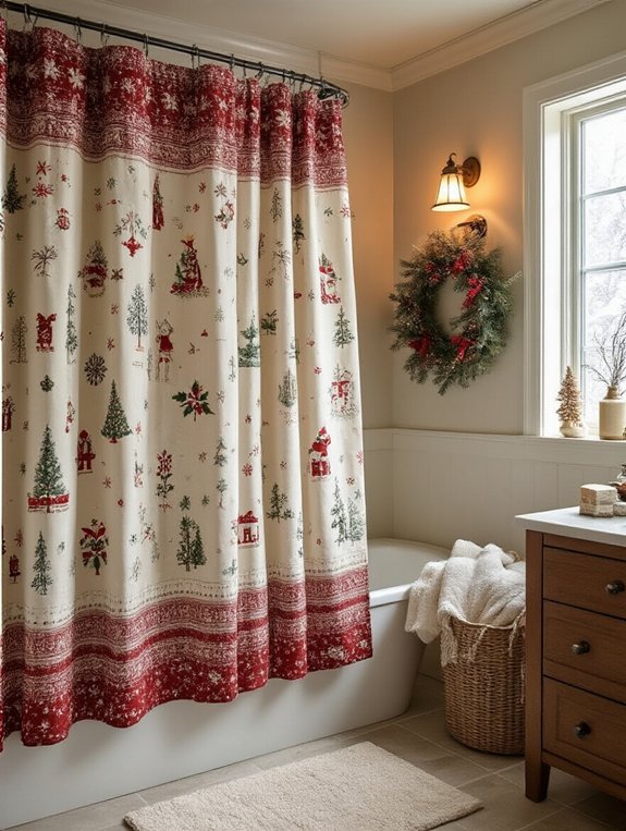 festive bathroom decor ideas