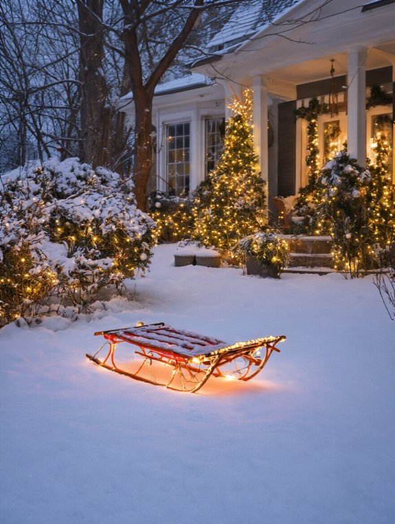 festive holiday yard decoration