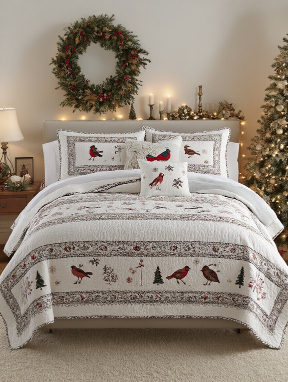 festive patterns for cozy bedding