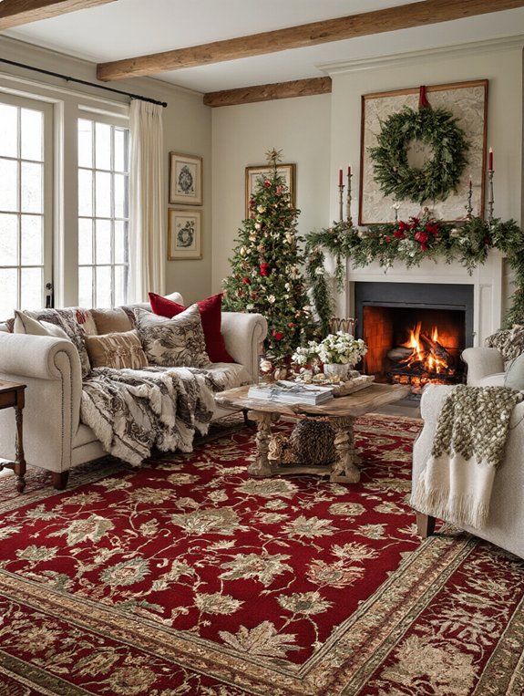 festive rugs and cheer