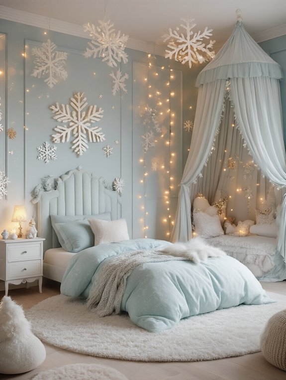 frosty fairytale bedroom transformation