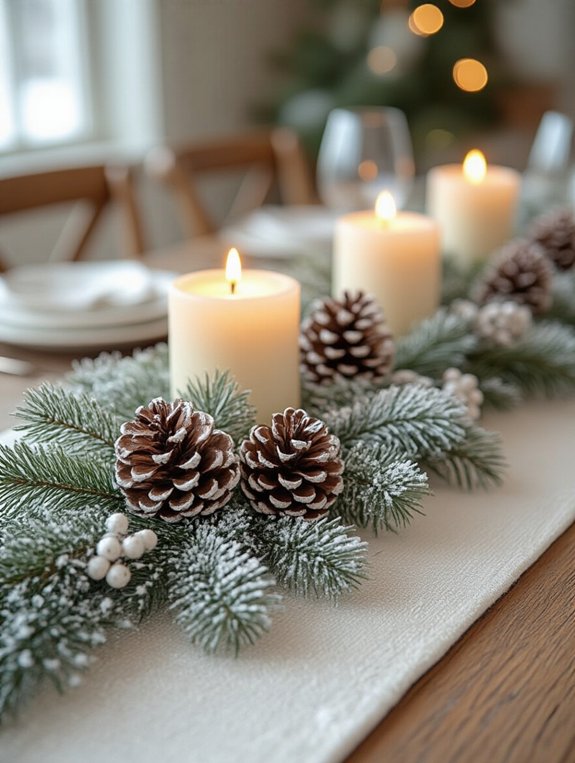 frosty winter wonderland decor