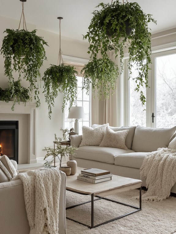 hanging faux plants magic