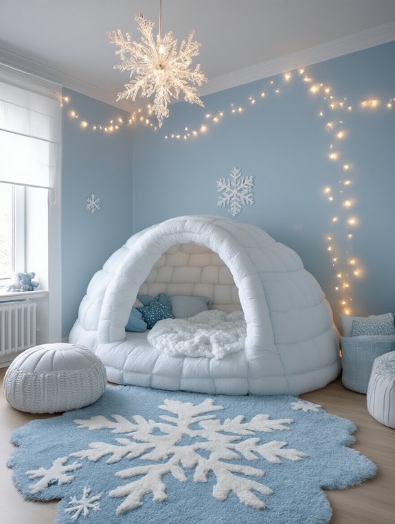 icy blue bedroom adventure