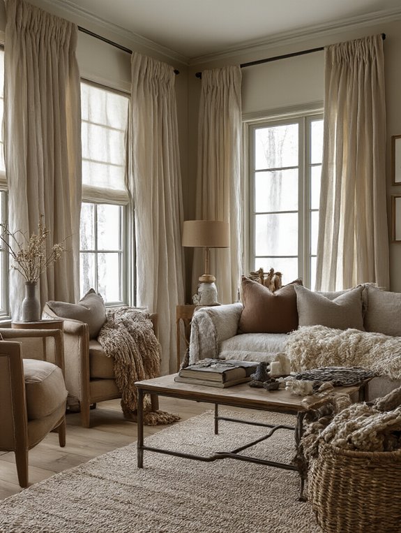 layering sheer and heavy fabrics