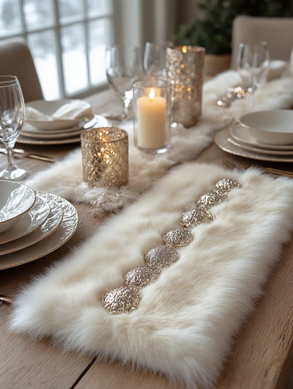 luxe fur and metallics