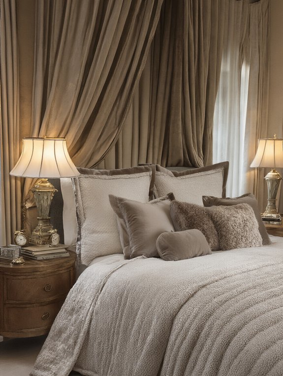 luxurious velvet trimmed comfort