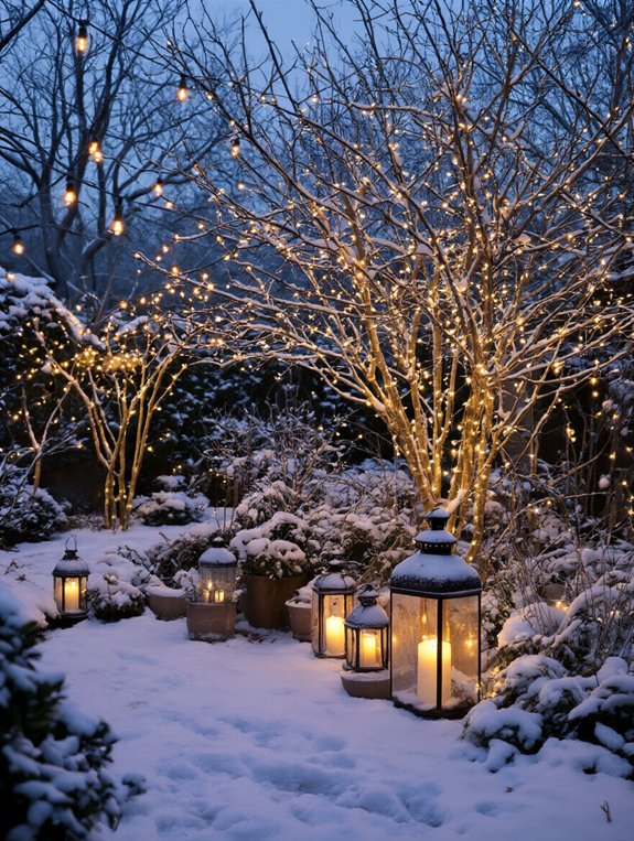 magical garden twinkle lights