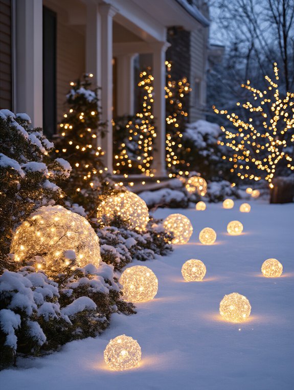 magical winter string lights