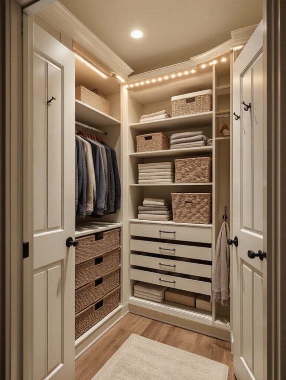 maximize door space organization