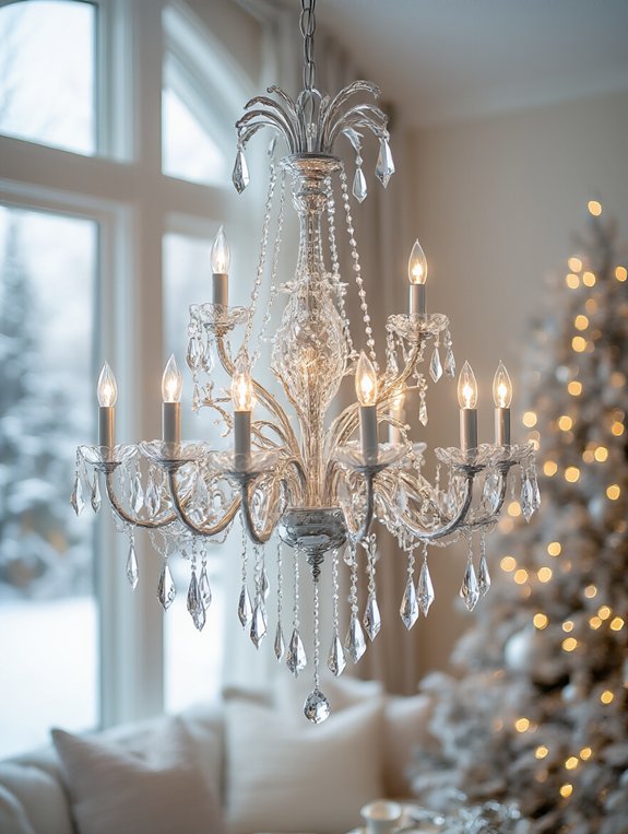 metallic festive winter elegance