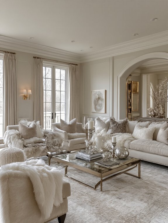 metallic furniture elevates decor