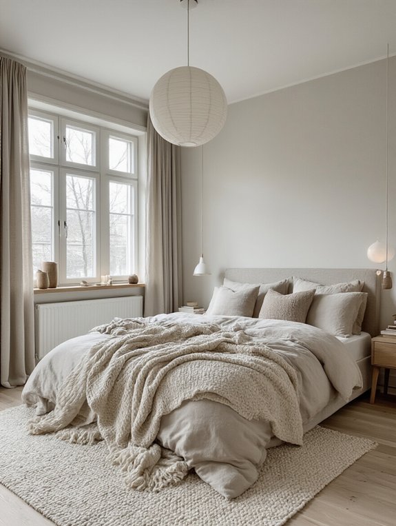 neutral colors create coziness