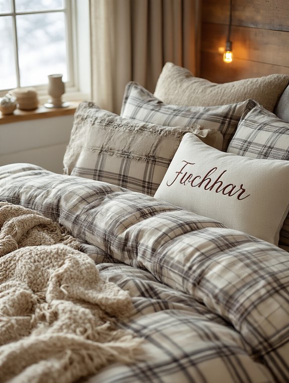 personalized cozy flannel pillowcases
