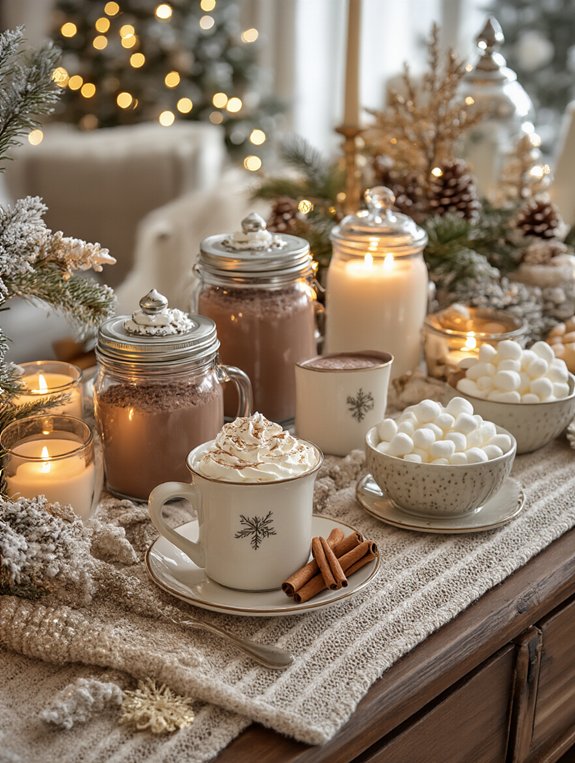 personalized hot cocoa bar