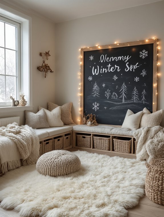 personalized winter chalkboard fun