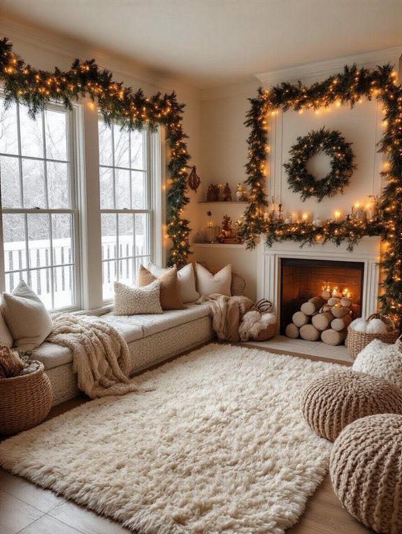 playful festive garland decorations