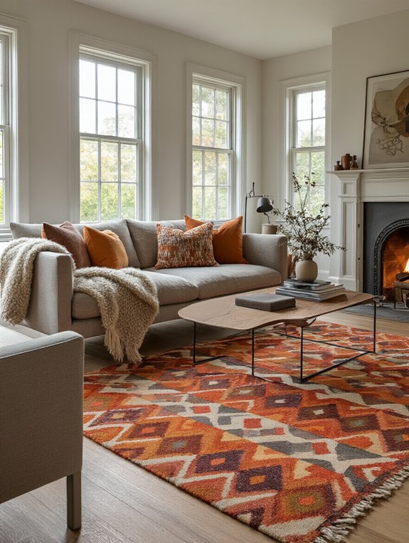 playful geometric home decor