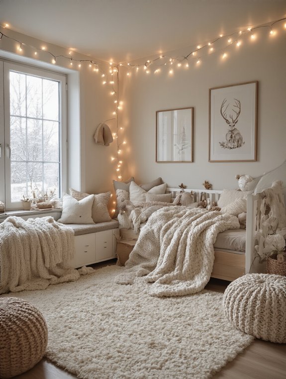 playful string lights ambiance