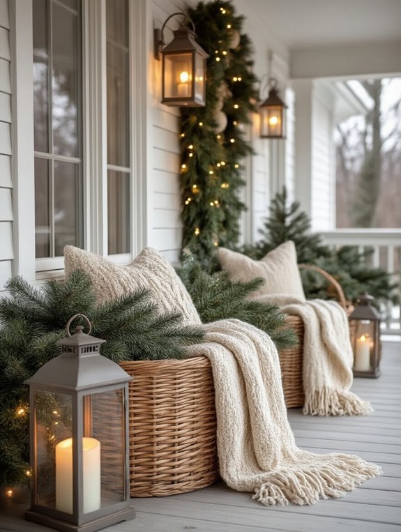 rustic birch log decor