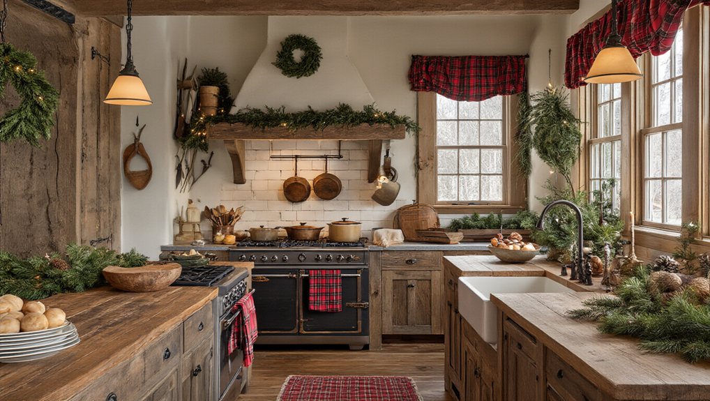 rustic farmhouse winter decor