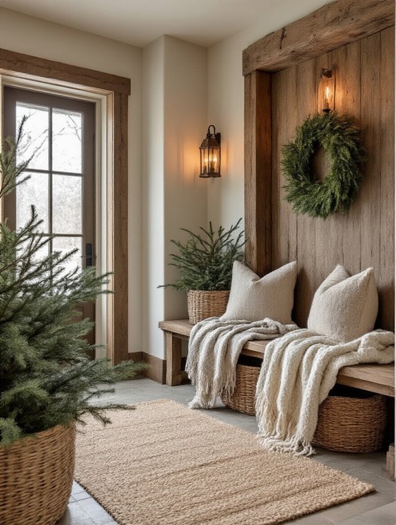rustic wooden charm accents