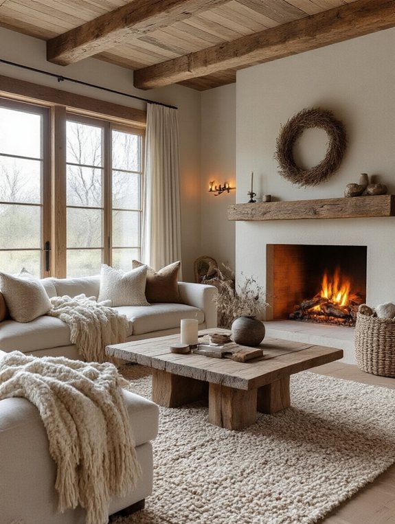 rustic wooden home accents