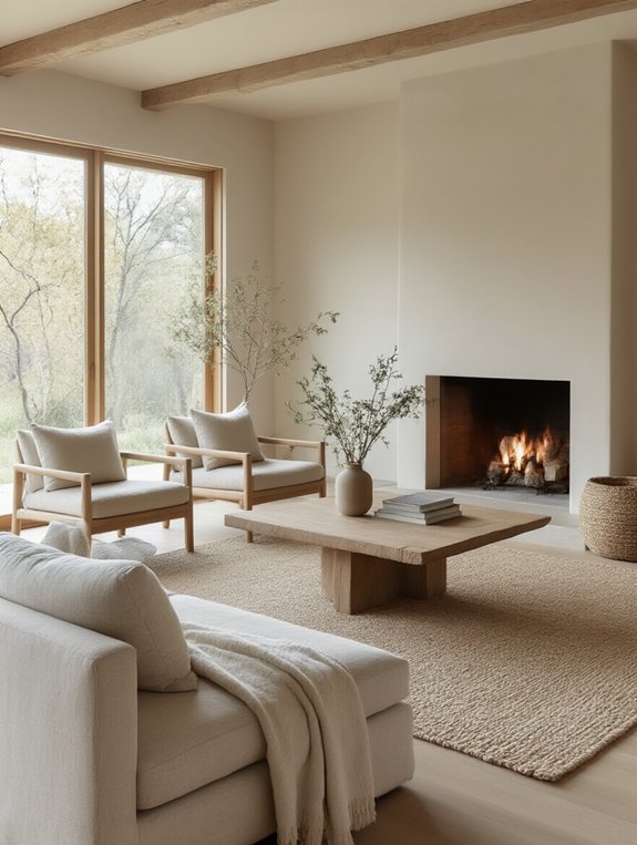 serene functional minimalist decor