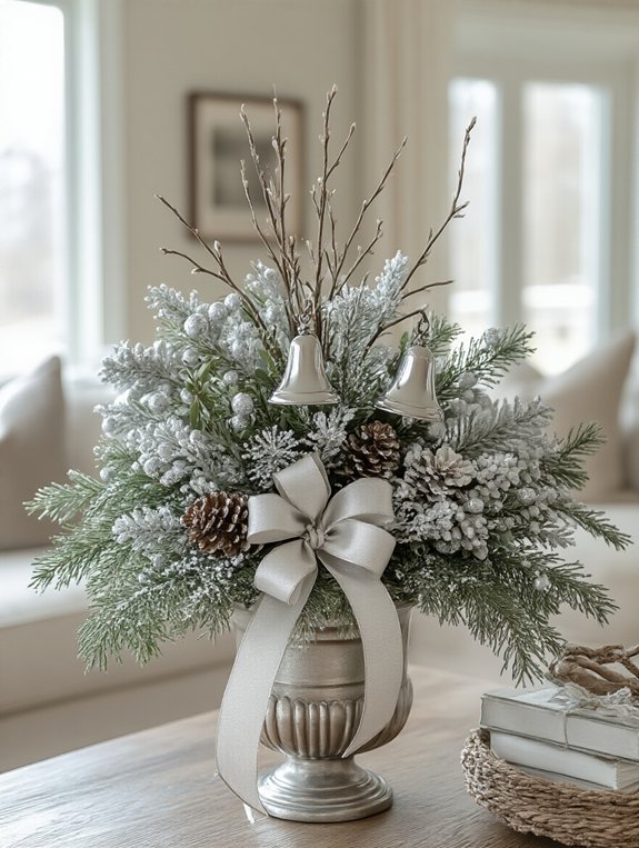 silver accents for cozy decor