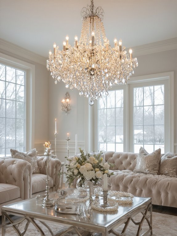 sophisticated metallic elegance glow
