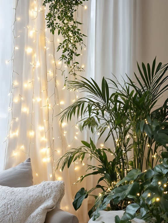 sparkly fairy lights makeover