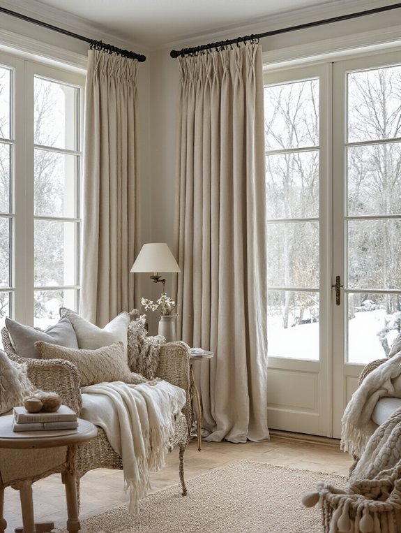 stylish window drapery enhancements
