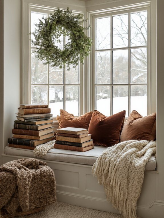 vintage books create charm