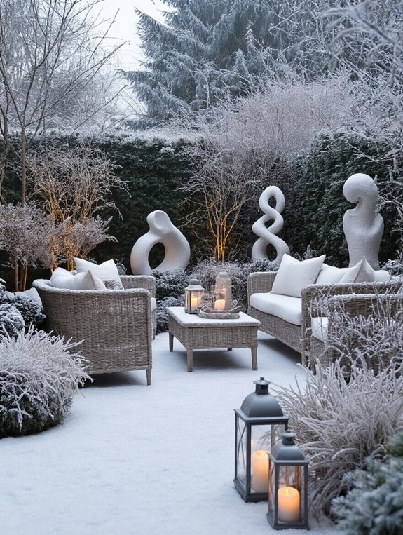 whimsical garden sculptures delight