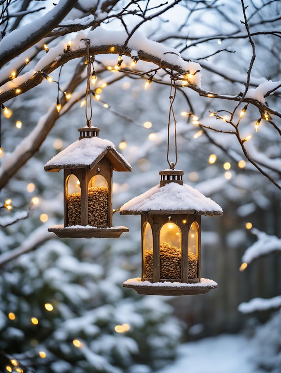 winter bird feeder creativity