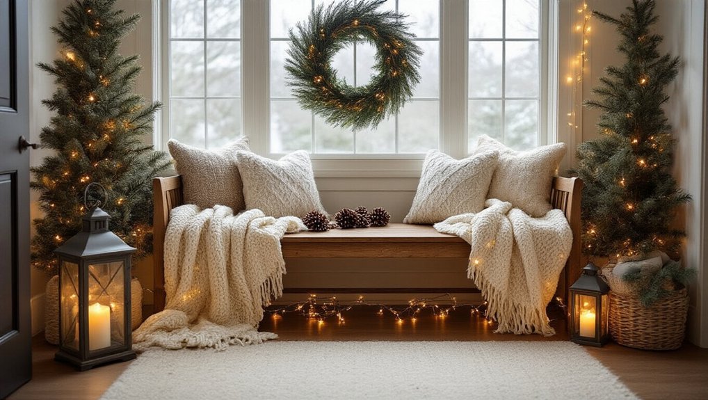 winter entryway decoration ideas