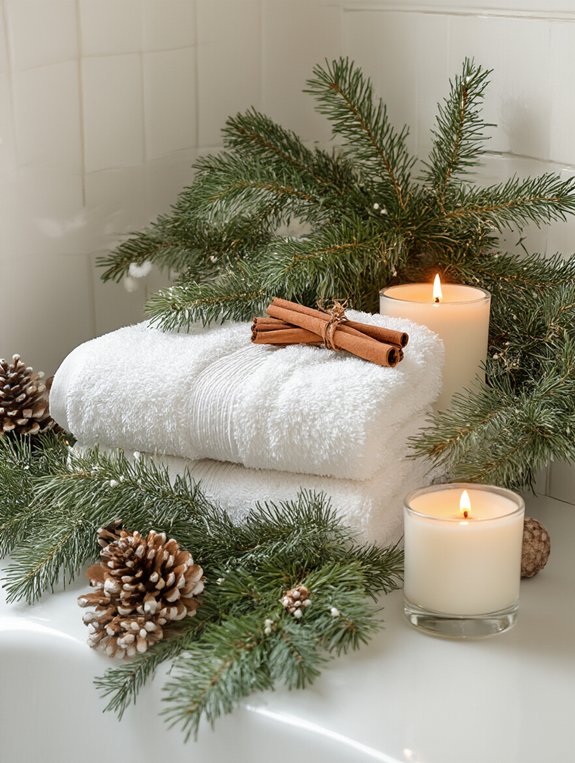 winter greenery and aromas