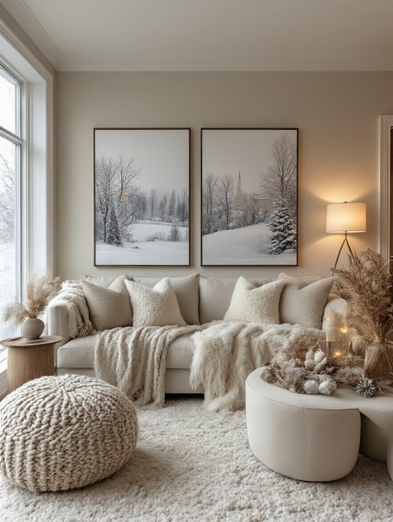 winter themed cozy artwork
