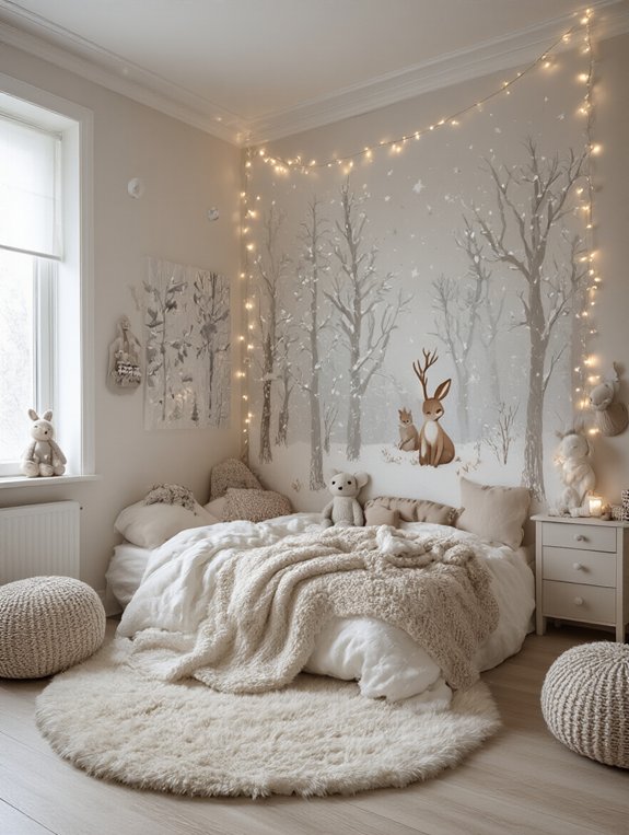 winter wonderland bedroom decor