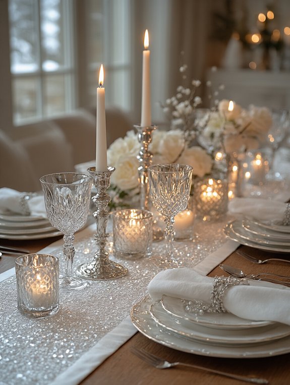 winter wonderland table decor