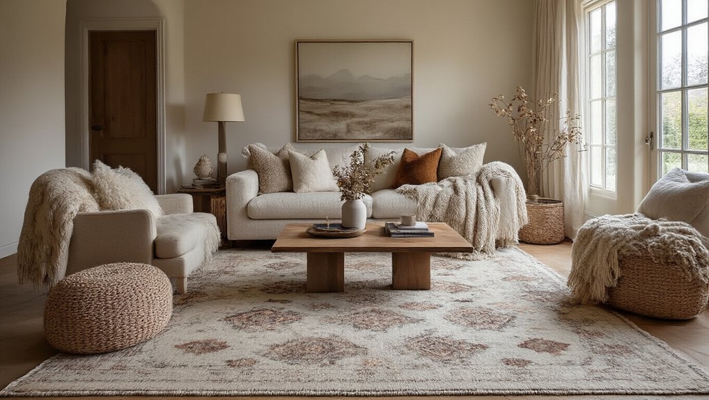 wool rug winter styling